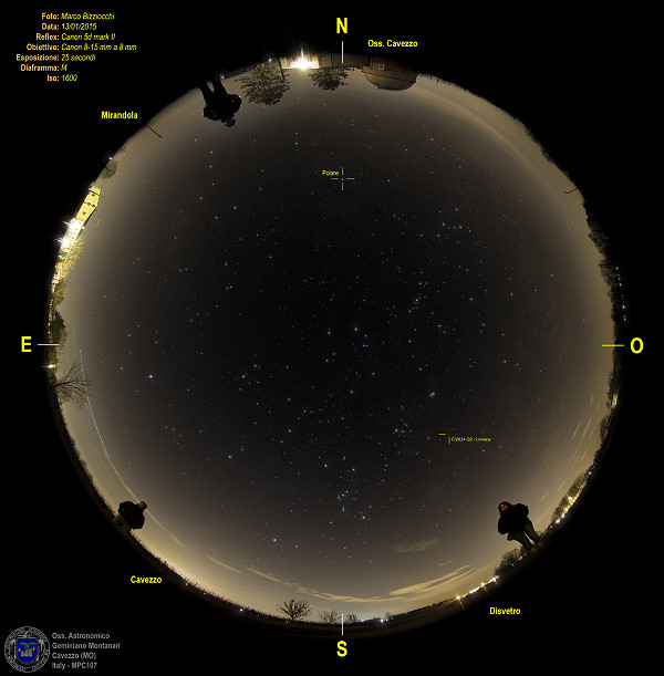 Comets C/2014 Q2 - Lovejoy and Cavezzo Obs.